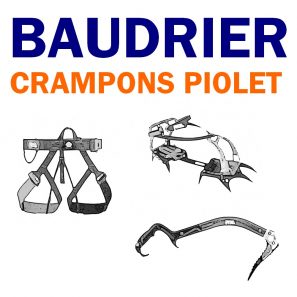 Baudriers, Crampons ...